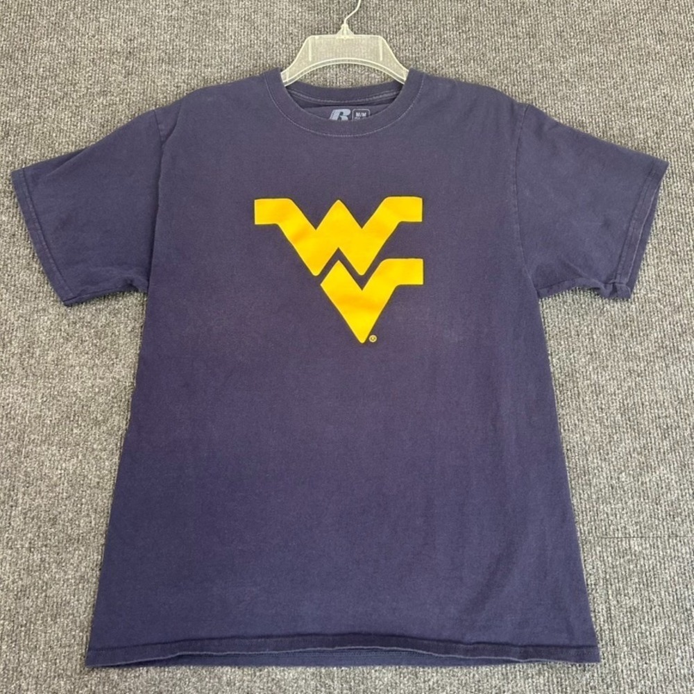 Russell Athletics West Virginia Mountaineers Logo T-Shirt Graphic Medium College
